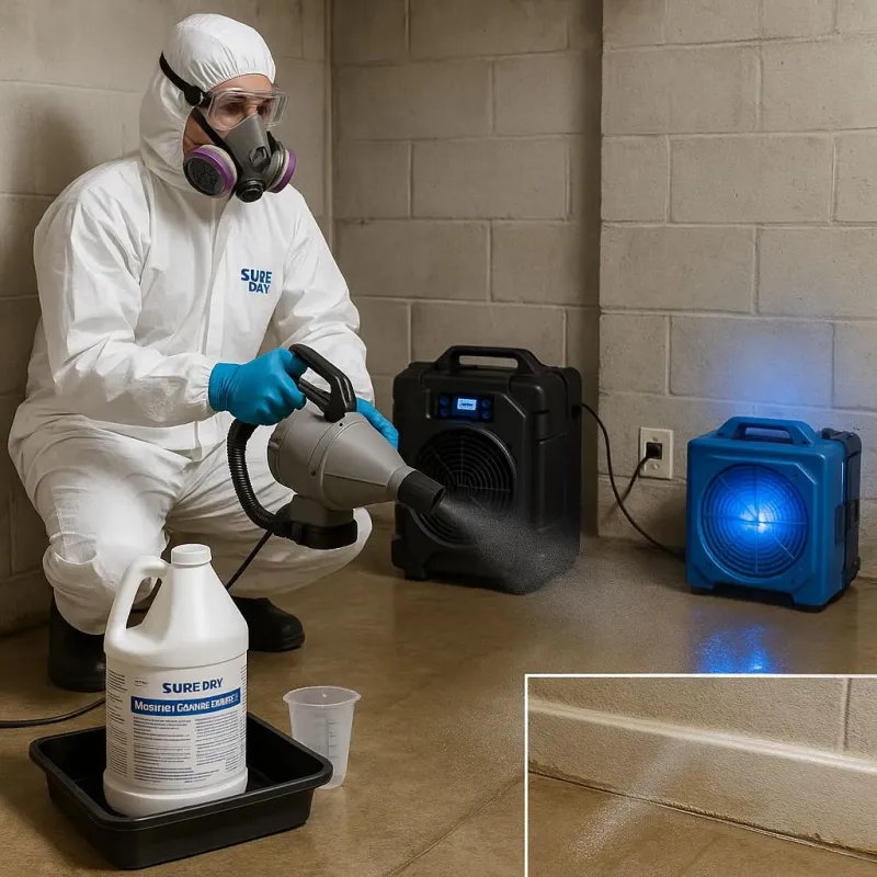 Sanitization and Odor Removal process in Ludowici, GA